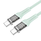 Cable Type-C to Type-C “U111 Transparent Discovery Edition” 60W