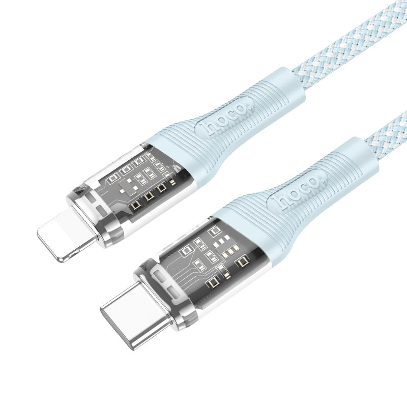 Cable Type-C to Lightning “U111 Transparent Discovery Edition” PD