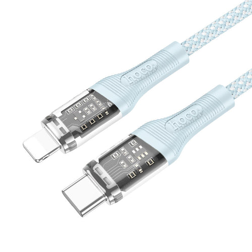 Cable Type-C to Lightning “U111 Transparent Discovery Edition” PD