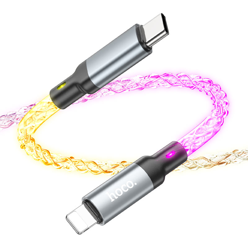 Cable Type-C to iP “U112 Shine” PD 20W fast charge