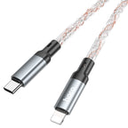 Cable Type-C to iP “U112 Shine” PD 20W fast charge