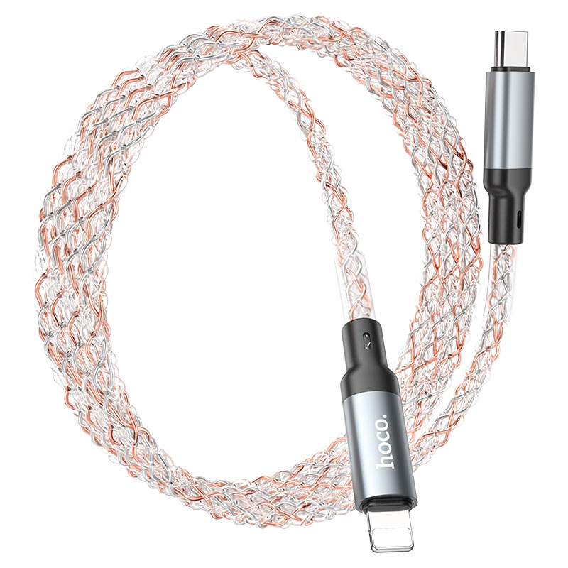Cable Type-C to iP “U112 Shine” PD 20W fast charge