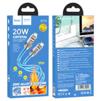 Cable Type-C to iP “U113 Solid” PD 20W fast charge