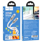 Cable Type-C to iP “U113 Solid” PD 20W fast charge