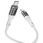 Cable Type-C to Type-C “U115 Transparent Discovery Edition” 100W fast charge