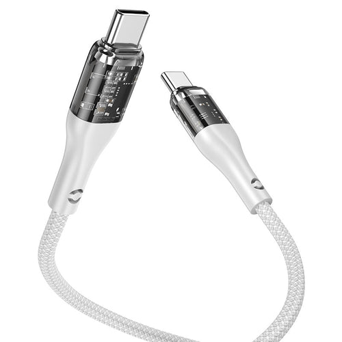 Cable Type-C to Type-C “U115 Transparent Discovery Edition” 100W fast charge