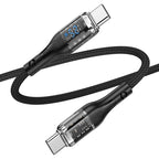 Cable Type-C to Type-C “U115 Transparent Discovery Edition” 100W fast charge