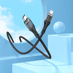 Cable Type-C to Type-C “U115 Transparent Discovery Edition” 100W fast charge