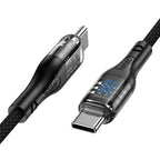 Cable Type-C to Type-C “U115 Transparent Discovery Edition” 100W fast charge