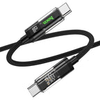 Cable Type-C to Type-C “U116 Transparent Discovery Edition” 60W fast charge
