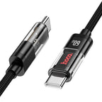 Cable Type-C to Type-C “U116 Transparent Discovery Edition” 60W fast charge