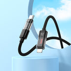 Cable Type-C to Lightning “U116 Transparent Discovery Edition” 27W fast charge