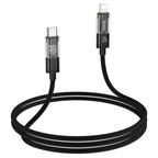 Cable Type-C to Lightning “U116 Transparent Discovery Edition” 27W fast charge