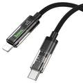Cable Type-C to Lightning “U116 Transparent Discovery Edition” 27W fast charge