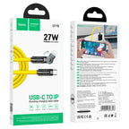 Cable Type-C to iP “U118 Triumph” PD 27W fast charge