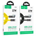 Cable Type-C to iP “U118 Triumph” PD 27W fast charge