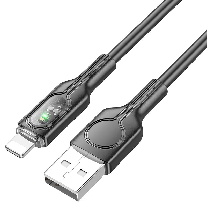 Cable USB to iP “U120 Transparent explore”