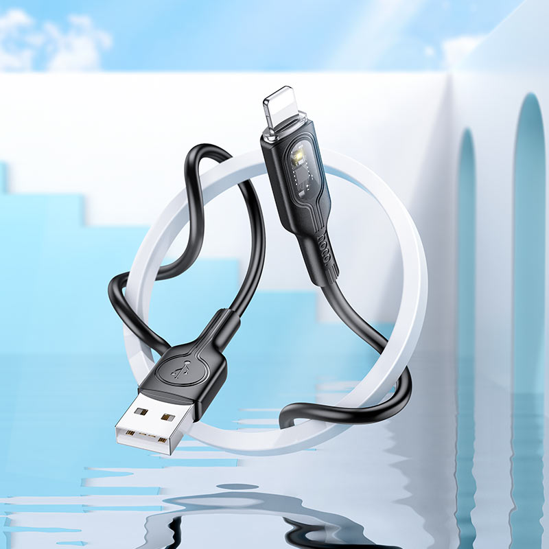 Cable USB to iP “U120 Transparent explore”