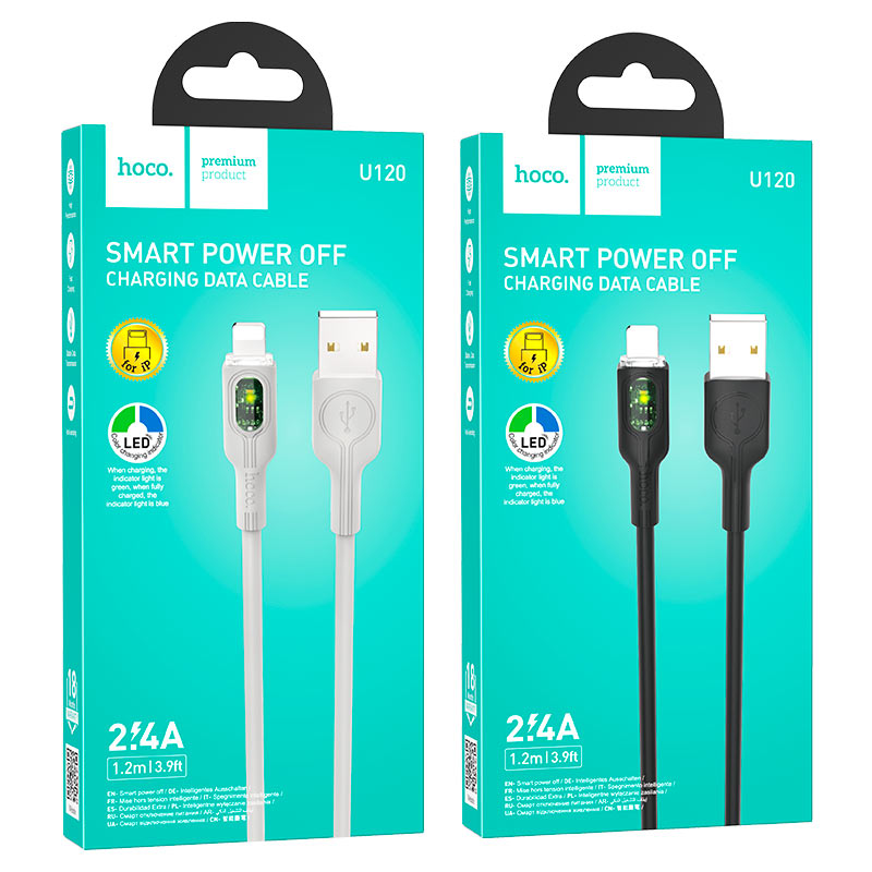 Cable USB to iP “U120 Transparent explore”