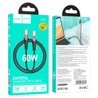 Cable Type-C to Type-C “U121 Gold standard” 60W fast charge