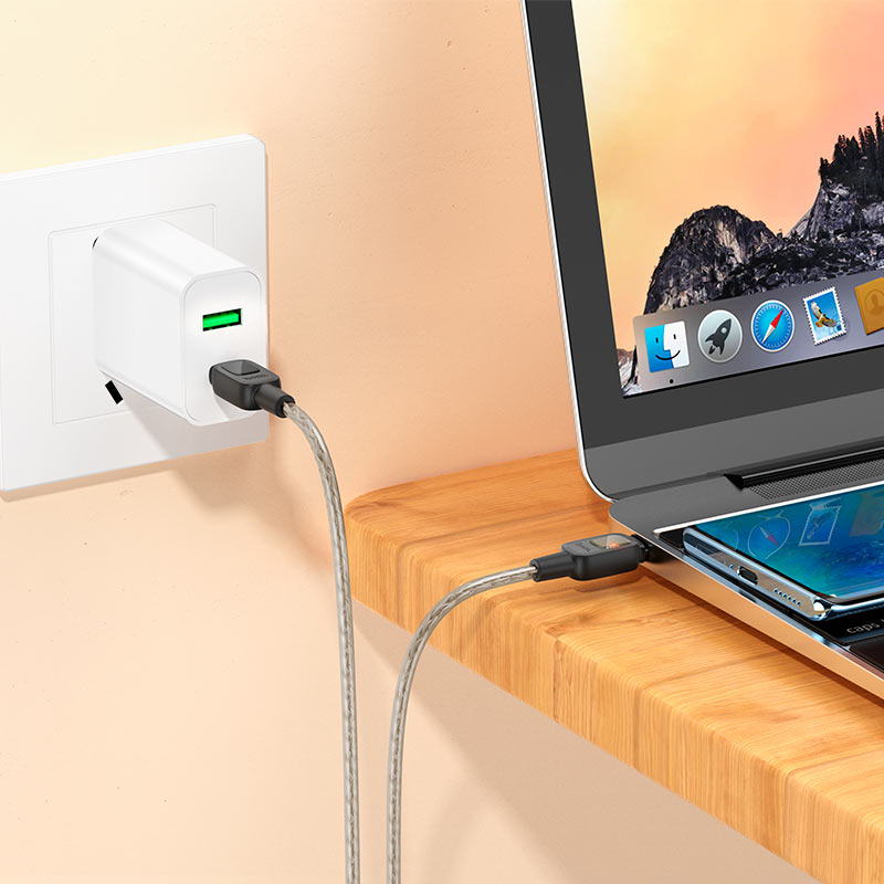 Cable Type-C to Type-C “U124 Stone” PD 60W fast charge