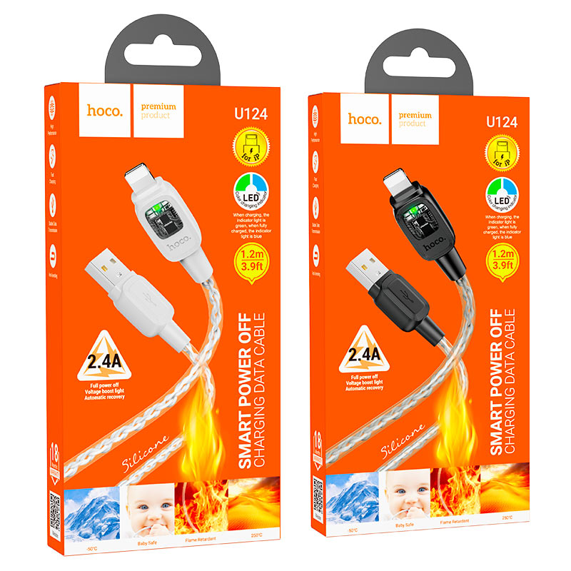 Cable USB to iP “U124 Stone” intelligent power-off