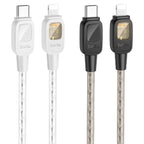 Cable Type-C to iP “U124 Stone” PD 27W fast charge