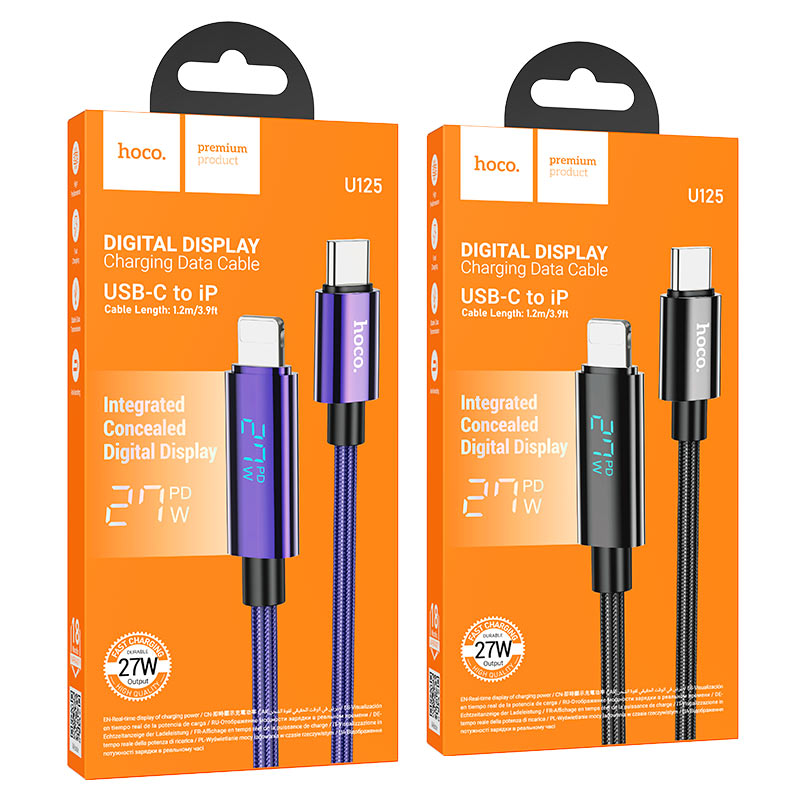 Cable Type-C to iP “U125 Benefit” PD 27W fast charge