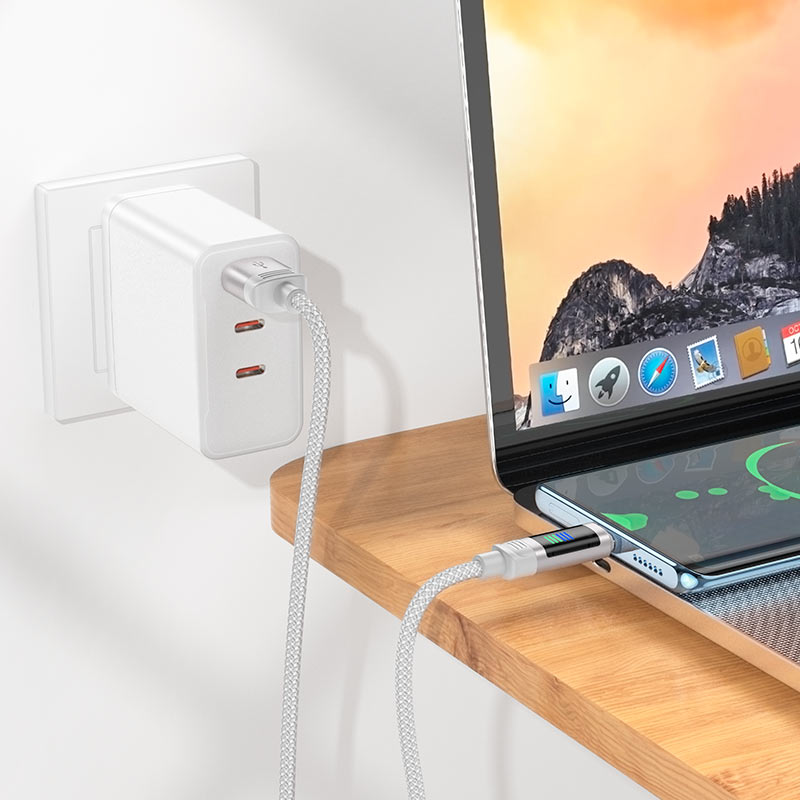 Cable USB to Type-C “U126 Lantern” 5A fast charge
