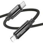 Cable Type-C to iP “U126 Lantern” PD 27W fast charge