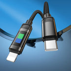 Cable Type-C to iP “U126 Lantern” PD 27W fast charge