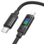 Cable Type-C to iP “U126 Lantern” PD 27W fast charge