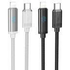 Cable Type-C to iP “U127 Power” PD 27W fast charge