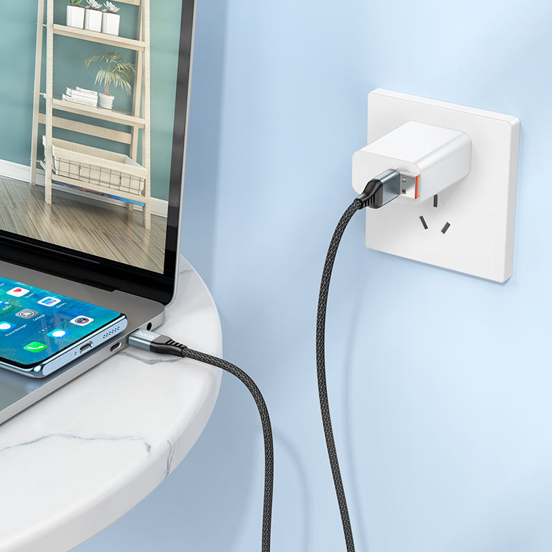 Cable USB / Type-C to Type-C “U128 Viking” PD 60W fast charge