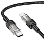 Cable Type-C to Type-C “U129 Spirit” PD 60W fast charge