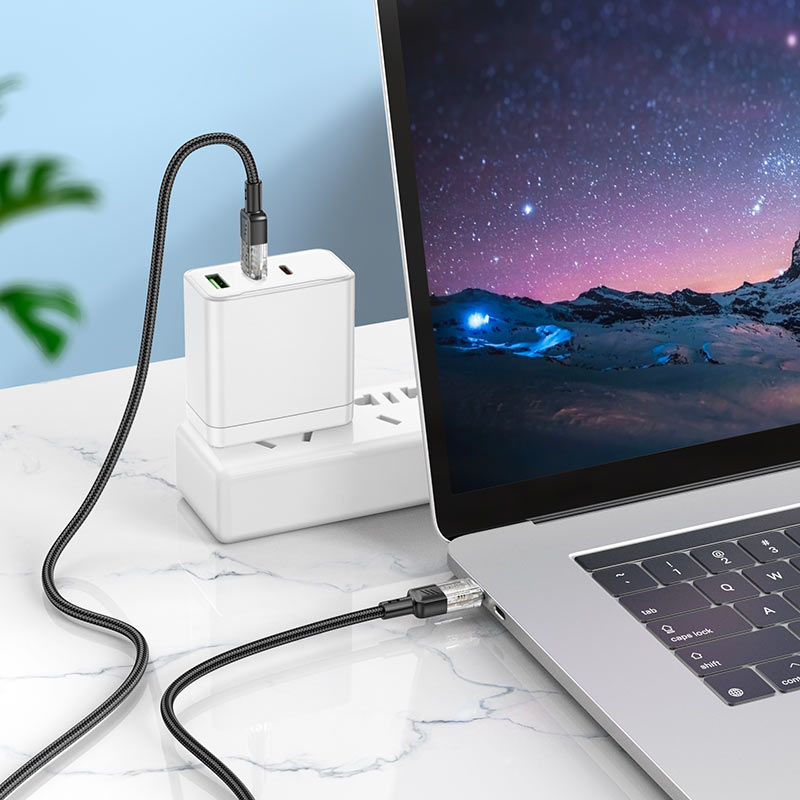 Cable Type-C to Type-C “U129 Spirit” PD 60W fast charge