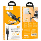 Cable Type-C to Type-C “U129 Spirit” PD 60W fast charge