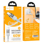 Cable Type-C to Type-C “U129 Spirit” PD 60W fast charge