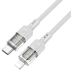 Cable Type-C to iP “U129 Spirit” PD 27W fast charge