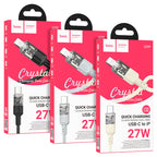 Cable Type-C to iP “U129 Spirit” PD 27W fast charge