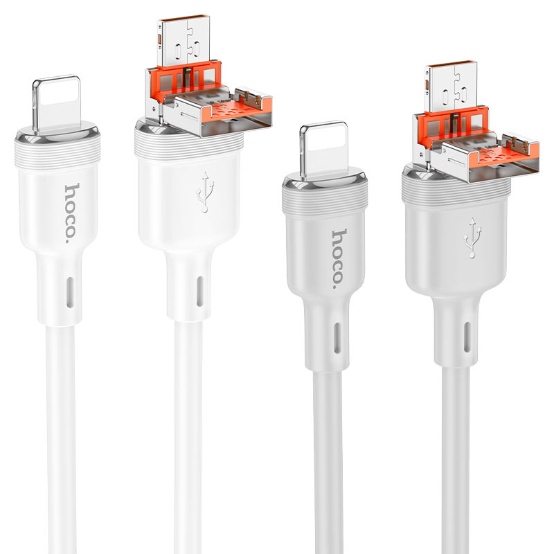 Cable USB / Type-C to iP “U131 Afortunado” PD 27W