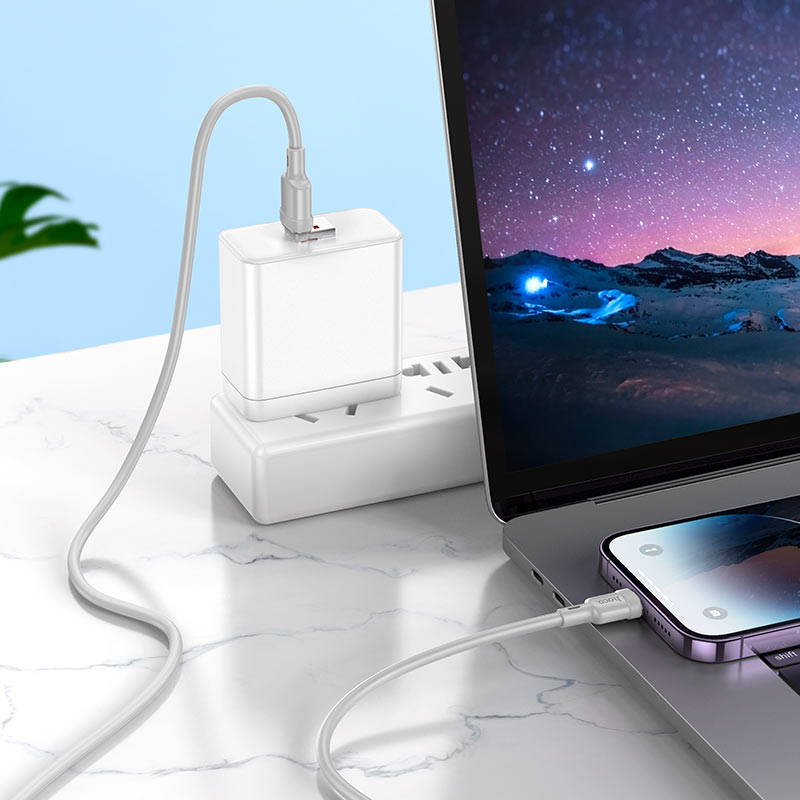 Cable USB / Type-C to iP “U131 Afortunado” PD 27W