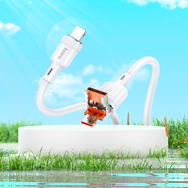 Cable USB / Type-C to iP “U131 Afortunado” PD 27W