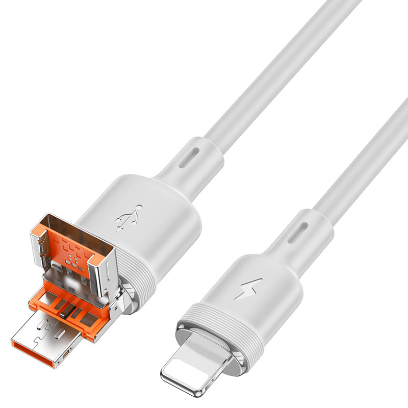 Cable USB / Type-C to iP “U131 Afortunado” PD 27W