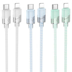 Cable Type-C to iP “U132 Beijing” PD 27W fast charge