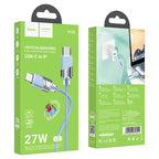 Cable Type-C to iP “U132 Beijing” PD 27W fast charge