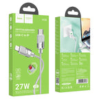 Cable Type-C to iP “U132 Beijing” PD 27W fast charge