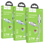 Cable Type-C to iP “U132 Beijing” PD 27W fast charge