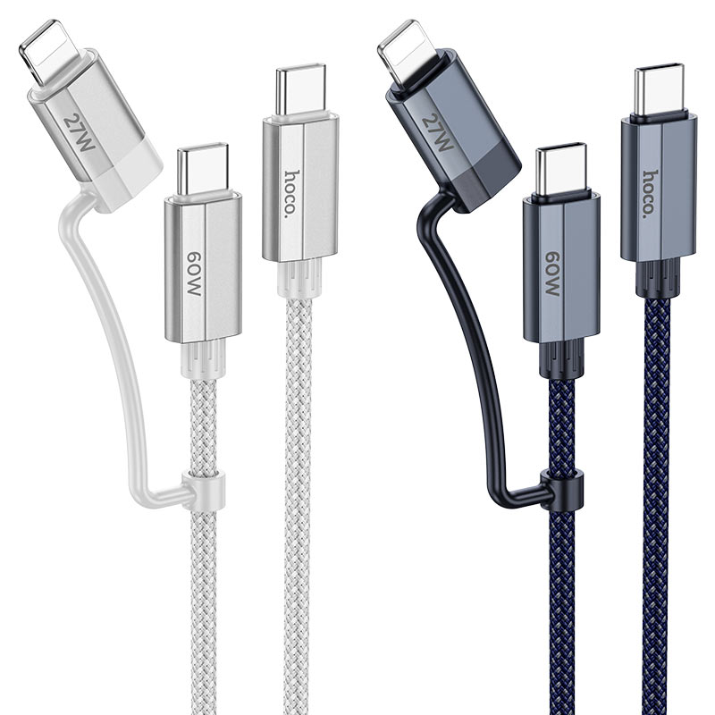 Cable Type-C to iP / Type-C “U134 Primero” PD 60W / 27W