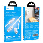 Cable Type-C to iP / Type-C “U134 Primero” PD 60W / 27W